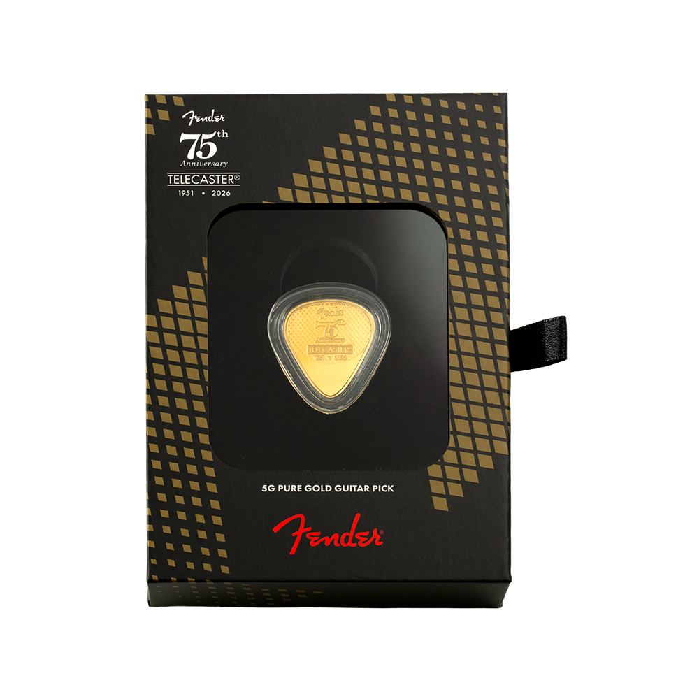 Fender Telecaster 75th Anniversary - 5g Pure Gold Guitar Pick