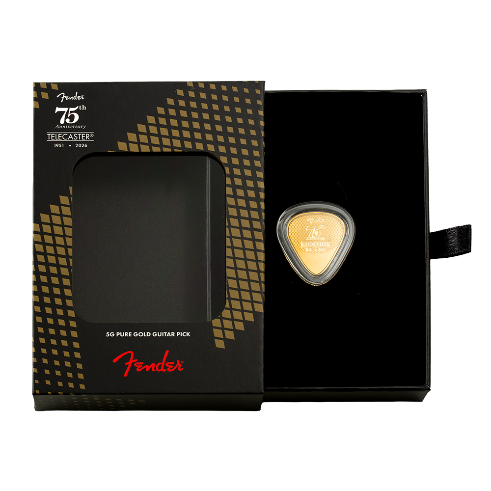 Fender Telecaster 75th Anniversary - 5g Pure Gold Guitar Pick