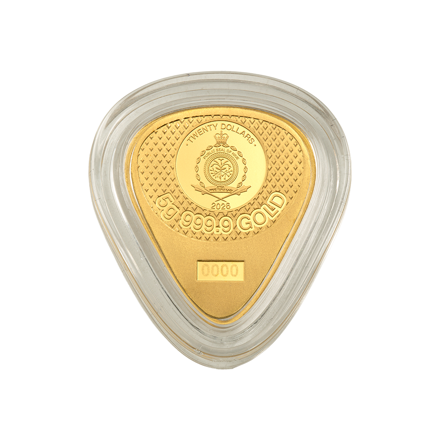 Fender Telecaster 75th Anniversary - 5g Pure Gold Guitar Pick