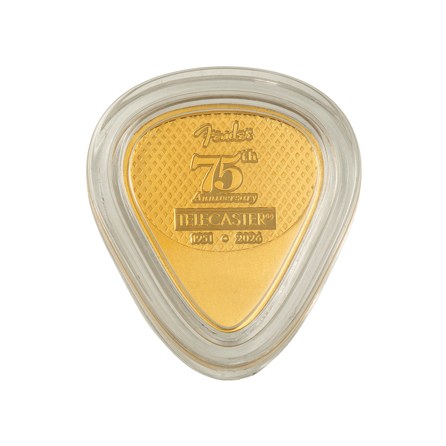 Fender Telecaster 75th Anniversary - 5g Pure Gold Guitar Pick