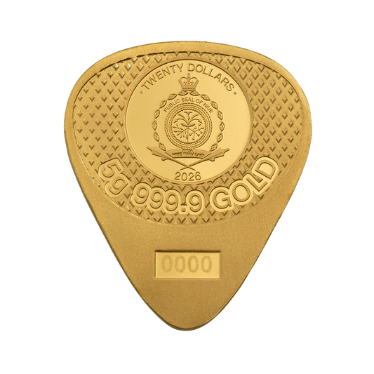 Fender Telecaster 75th Anniversary - 5g Pure Gold Guitar Pick