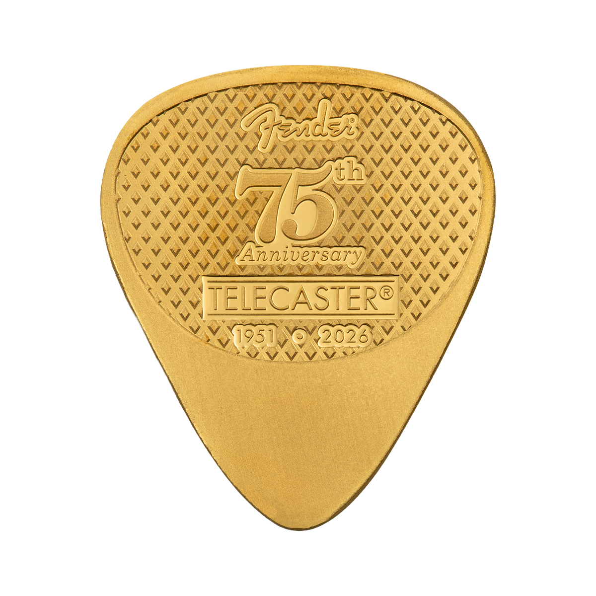 Fender Telecaster 75th Anniversary - 5g Pure Gold Guitar Pick
