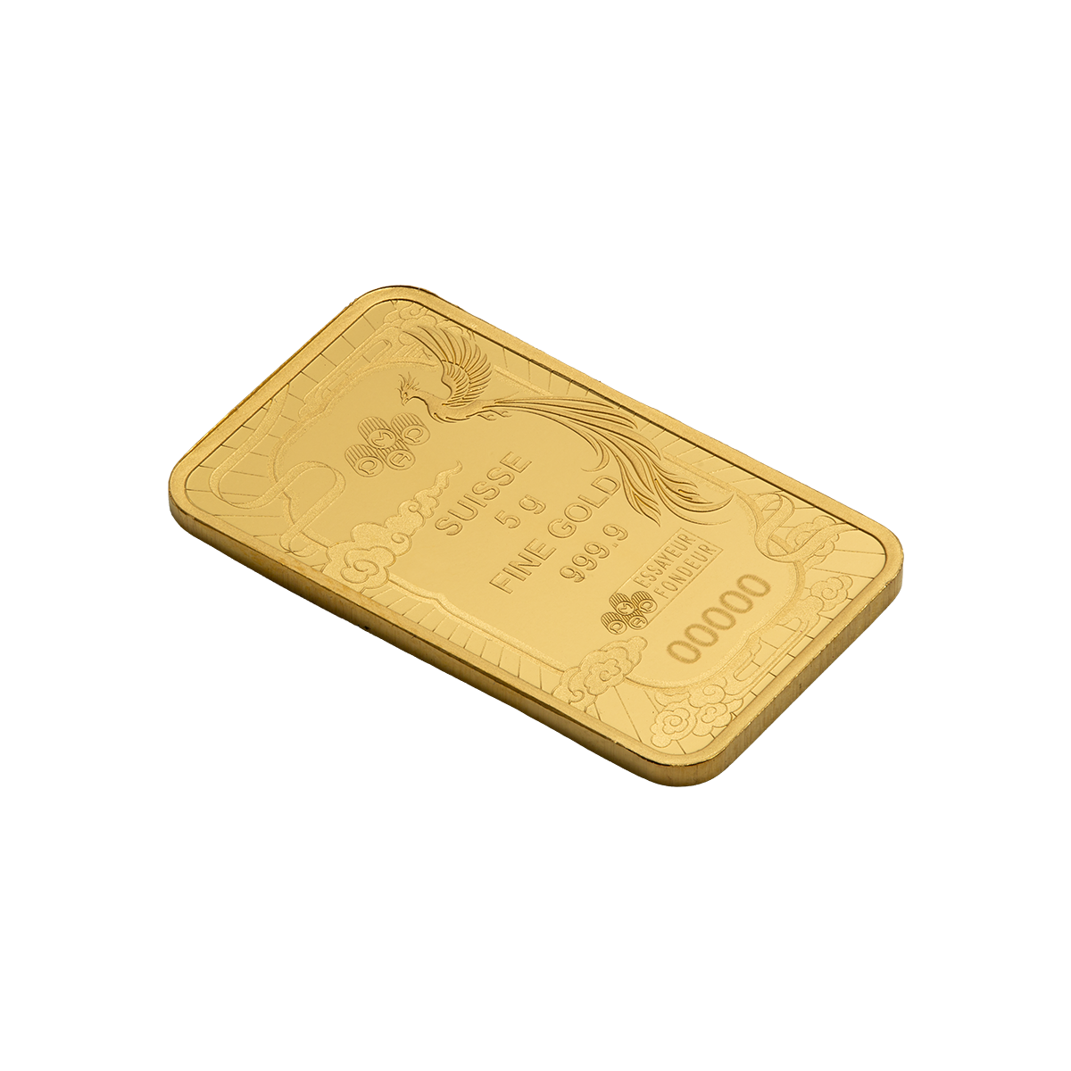 Good Luck Phoenix - 5g Pure Gold Bar
