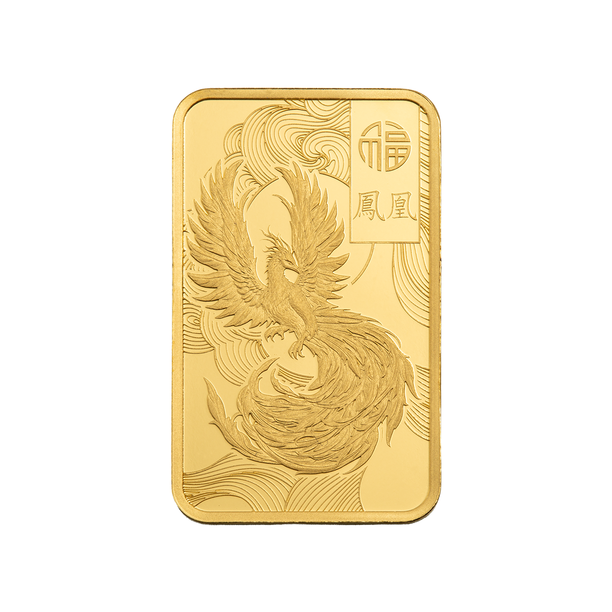 Good Luck Phoenix - 5g Pure Gold Bar