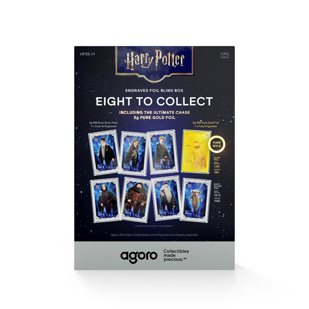 2026 $1 Harry Potter 25 Years of Magic - Pure Silver Coin Blind Box