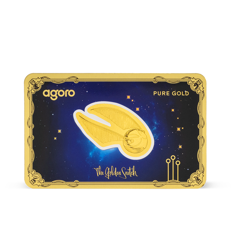 2026 $1 Harry Potter 25 Years of Magic: The Golden Snitch - Pure Gold Coin