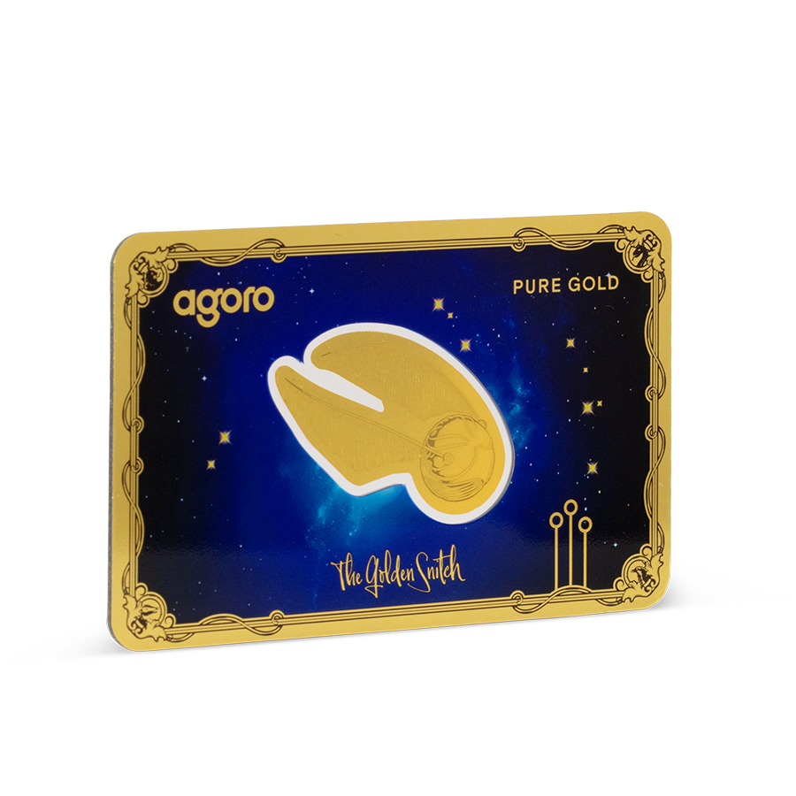 2026 $1 Harry Potter 25 Years of Magic: The Golden Snitch - Pure Gold Coin