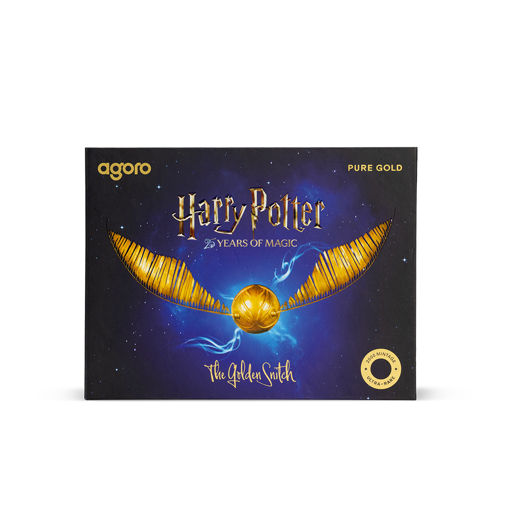 2026 $1 Harry Potter 25 Years of Magic: The Golden Snitch - Pure Gold Coin