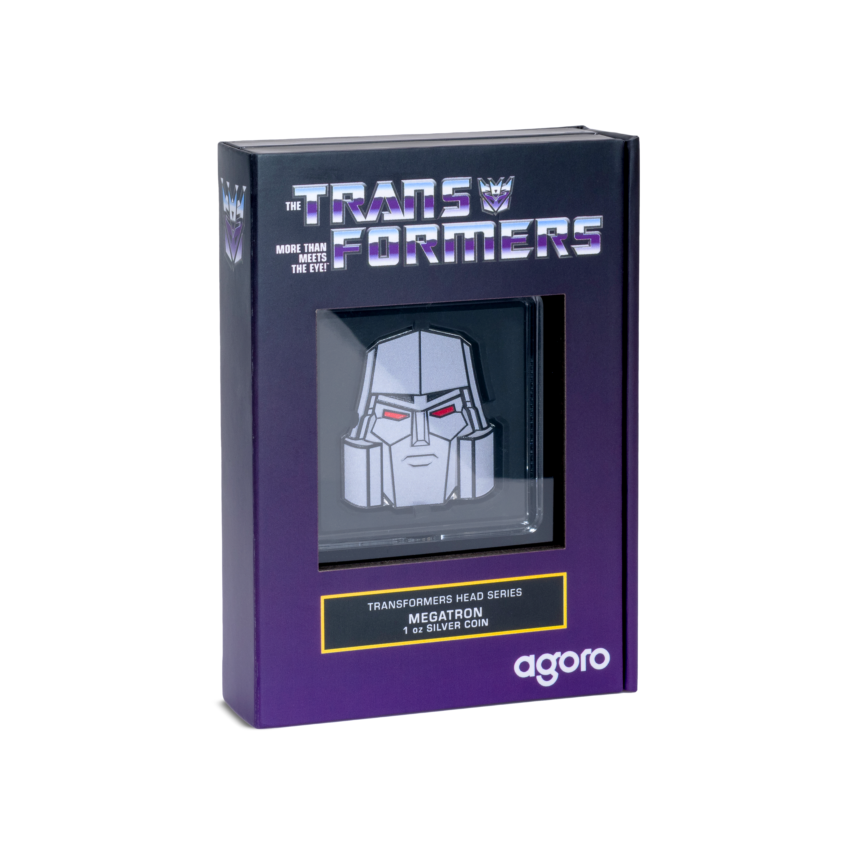 2024 $2 Transformers Heads: Megatron - Pure Silver Coin