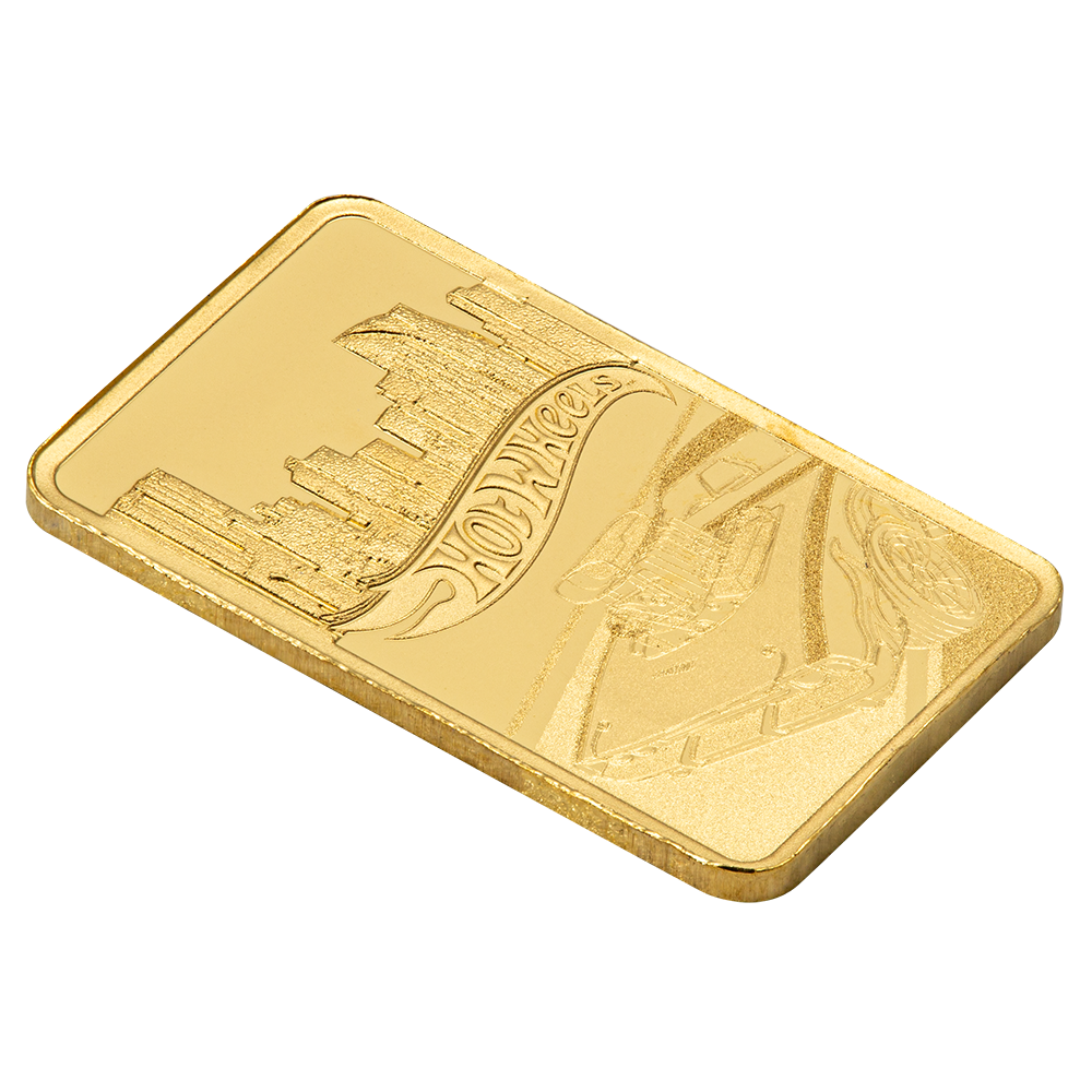 Hot Wheels™ Race to Win 1g Pure Gold Bar