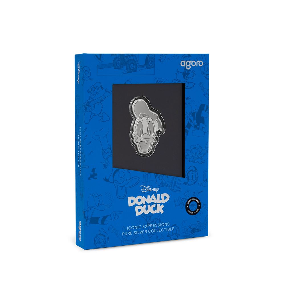2026 $1 Disney Iconic Expressions: Donald Duck - Pure Silver Coin