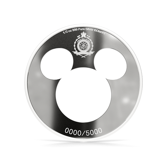 2026 $1 Disney Iconic Silhouettes: Mickey Mouse - Pure Silver Coin