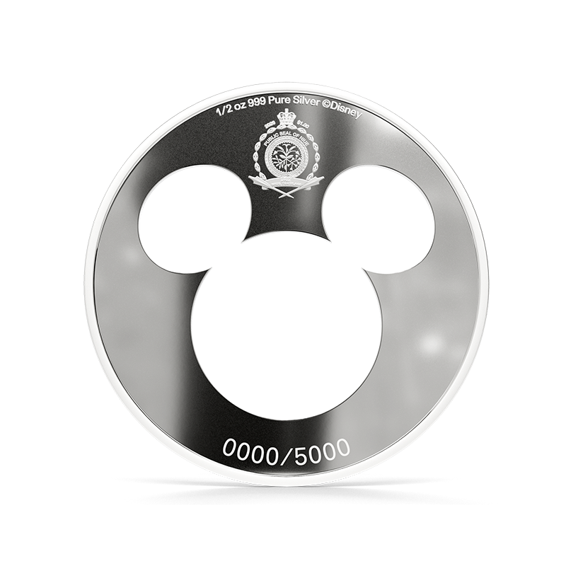 2026 $1 Disney Iconic Silhouettes: Mickey Mouse - Pure Silver Coin