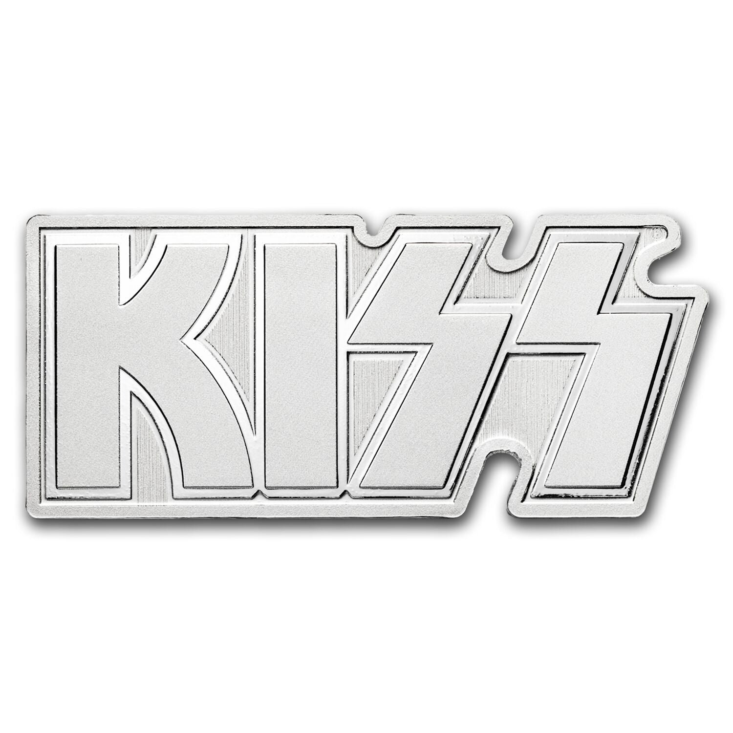 50 Years of KISS - 1 oz Pure Silver Shaped Logo