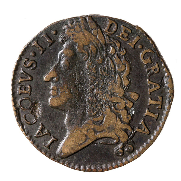 Ireland Shilling 1689 James II Nov. EF-40