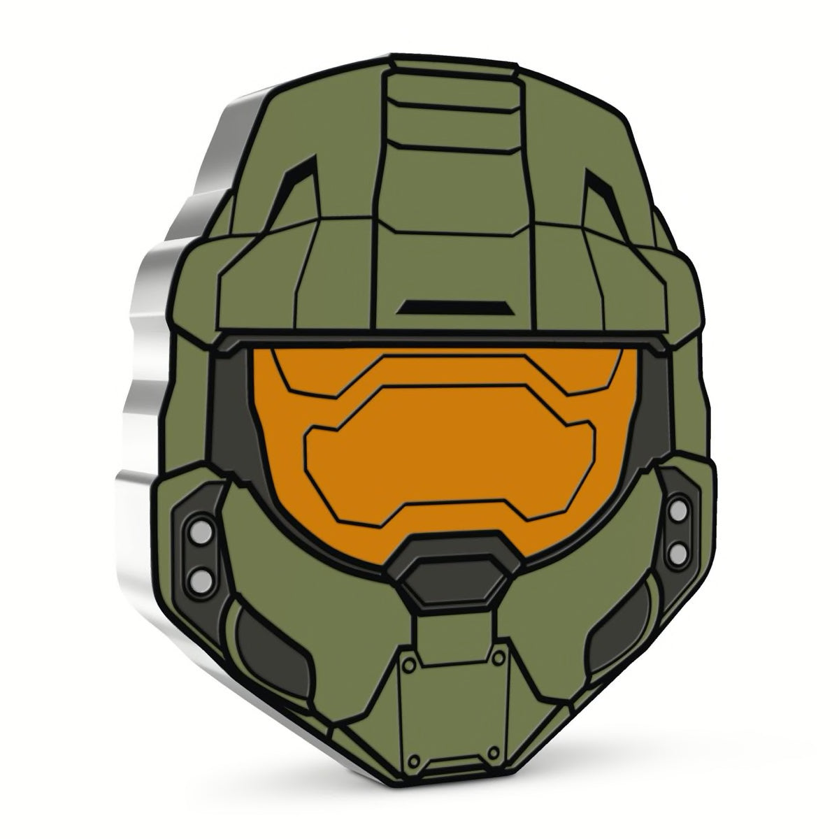 2021 $2 Halo Series: Master Chief Helmet - Pure Silver Coin