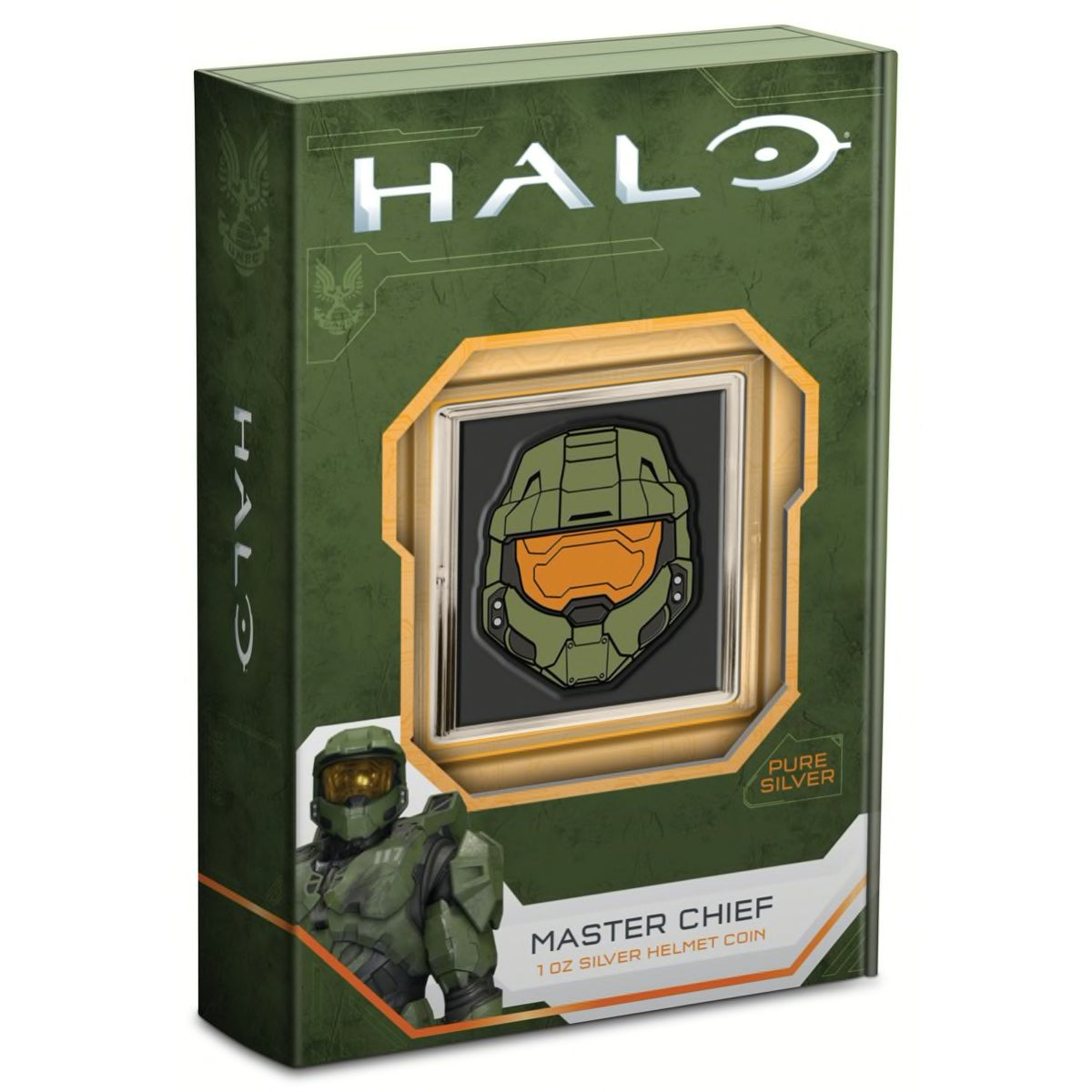 2021 $2 Halo Series: Master Chief Helmet - Pure Silver Coin