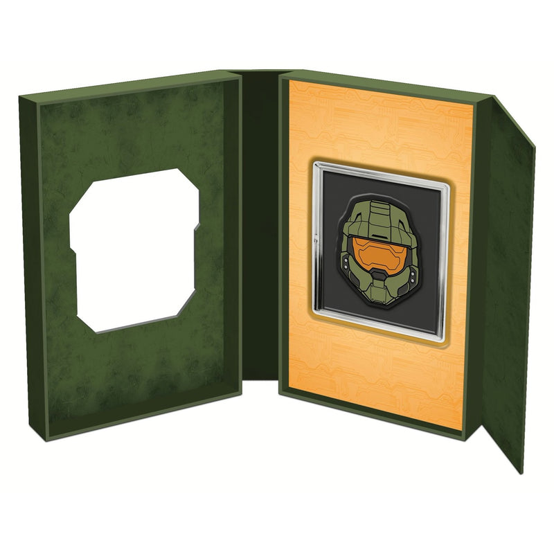 2021 $2 Halo Series: Master Chief Helmet - Pure Silver Coin