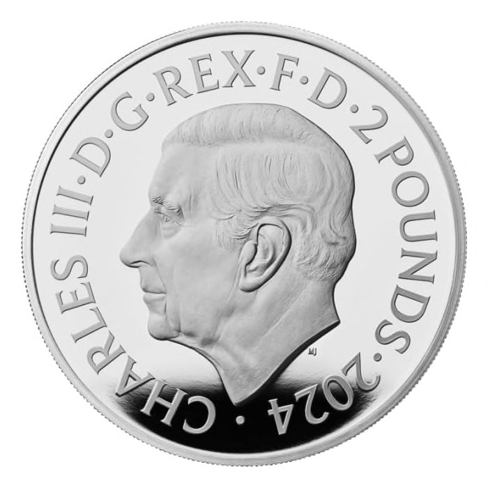 2024 2 Pounds Britannia - Pure Silver Coin