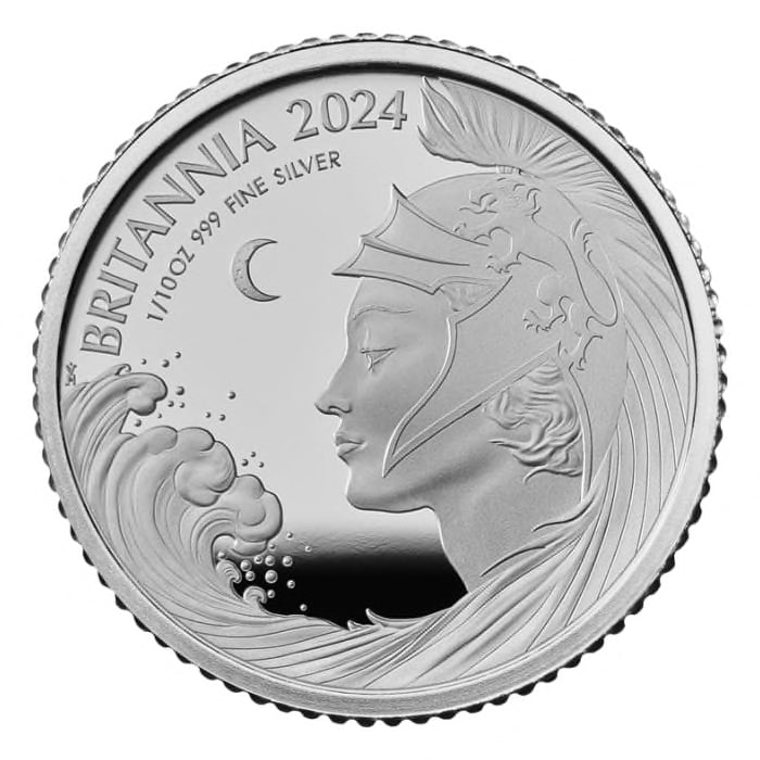 2024 Britannia Pure Silver 6-Coin Fractional Set