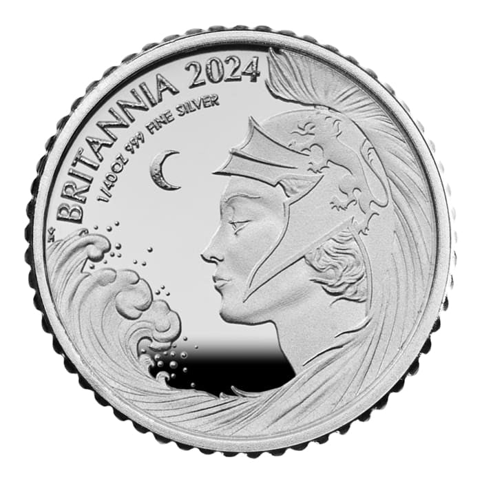 2024 Britannia Pure Silver 6-Coin Fractional Set