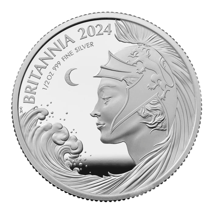 2024 Britannia Pure Silver 6-Coin Fractional Set