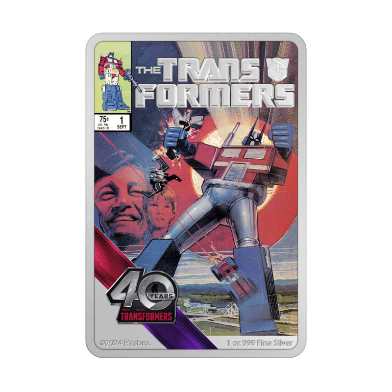 2024 $2 The Transformers: 40th Anniversary - Pure Silver Coin