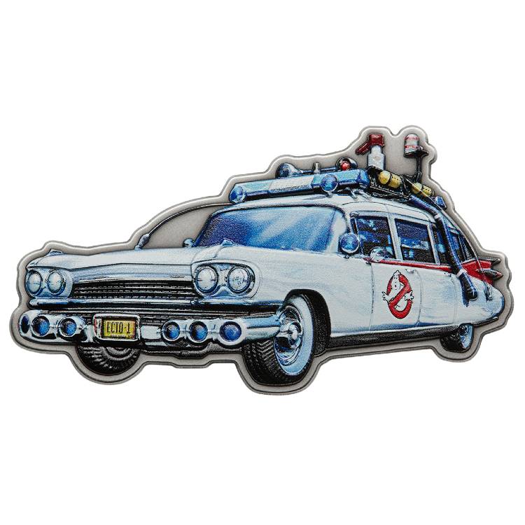 2024 $5 Ghostbusters 40th Anniversary: Ecto 1 - Pure Silver Coin