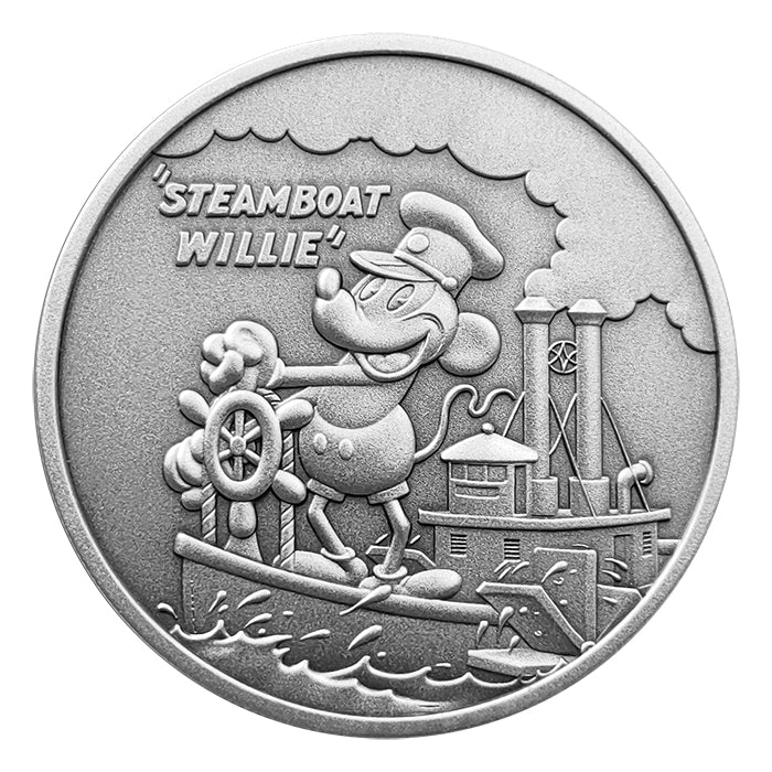 2024 $1 Steamboat Willie - Pure Silver Coin