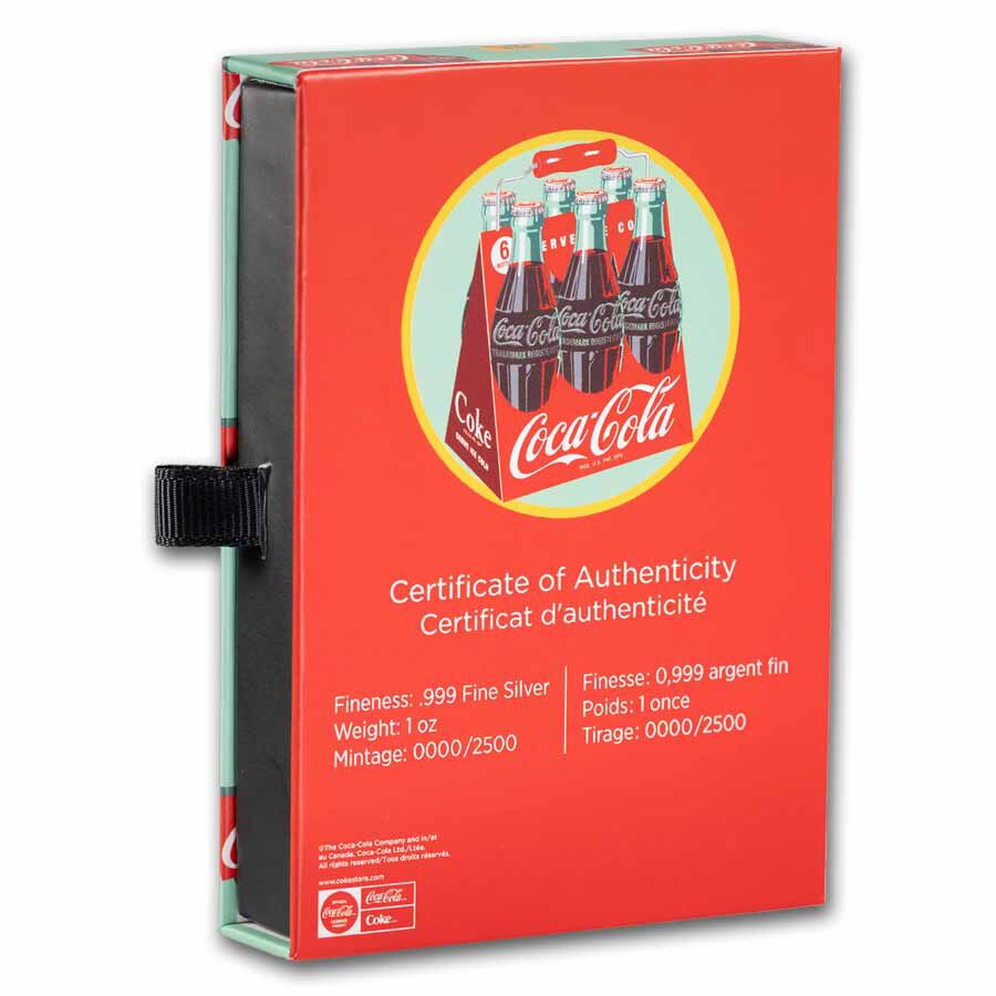 Coca-Cola® 1 oz Pure Silver Vintage Sign