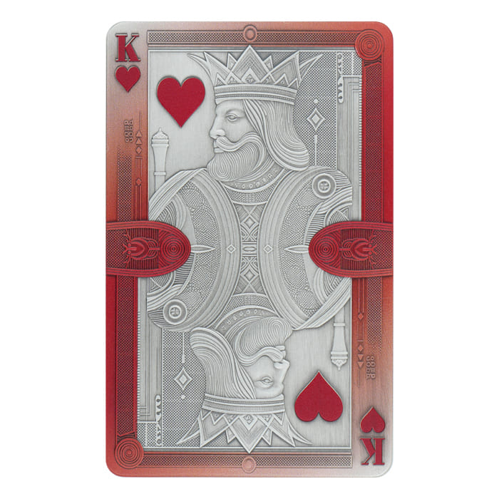 2024 $2 Playing Cards: Kings - Pure Silver 4-Coin Set