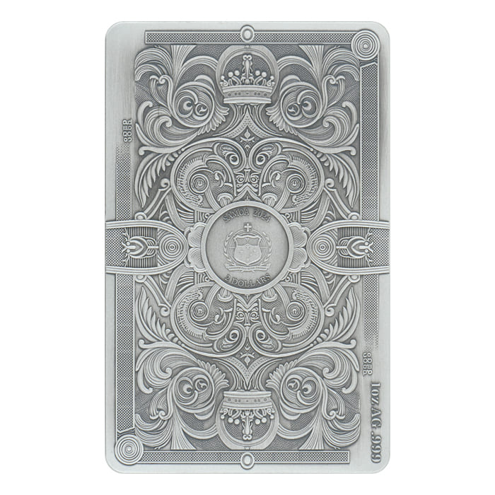 2024 $2 Playing Cards: Kings - Pure Silver 4-Coin Set