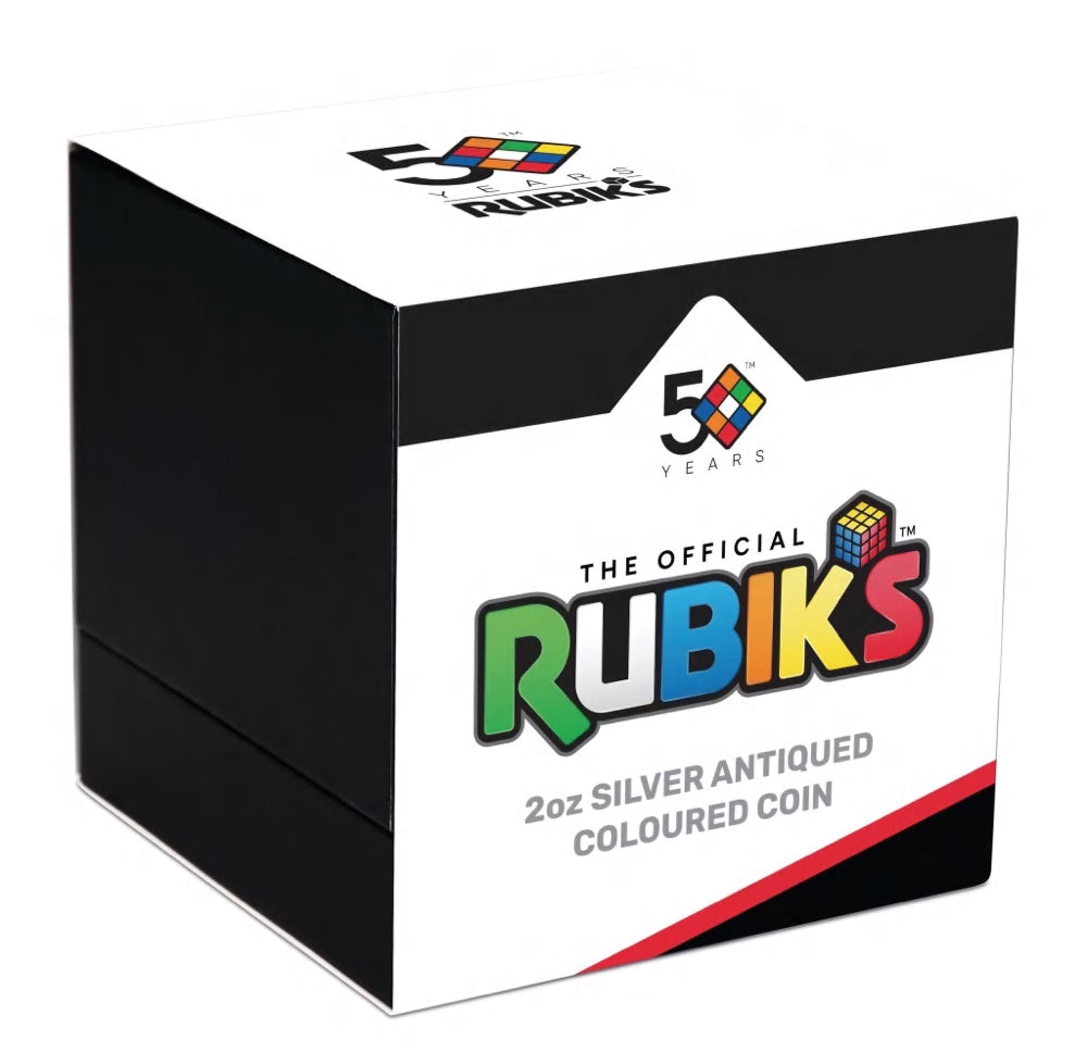 2024 $2 Rubik’s™ Cube 50th Anniversary - Pure Silver Coin