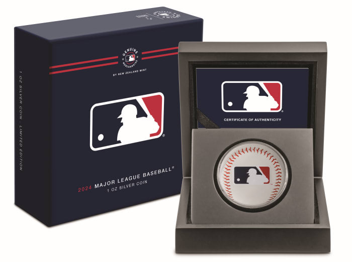 2024 $2 MLB Logo - Pure Silver Coin