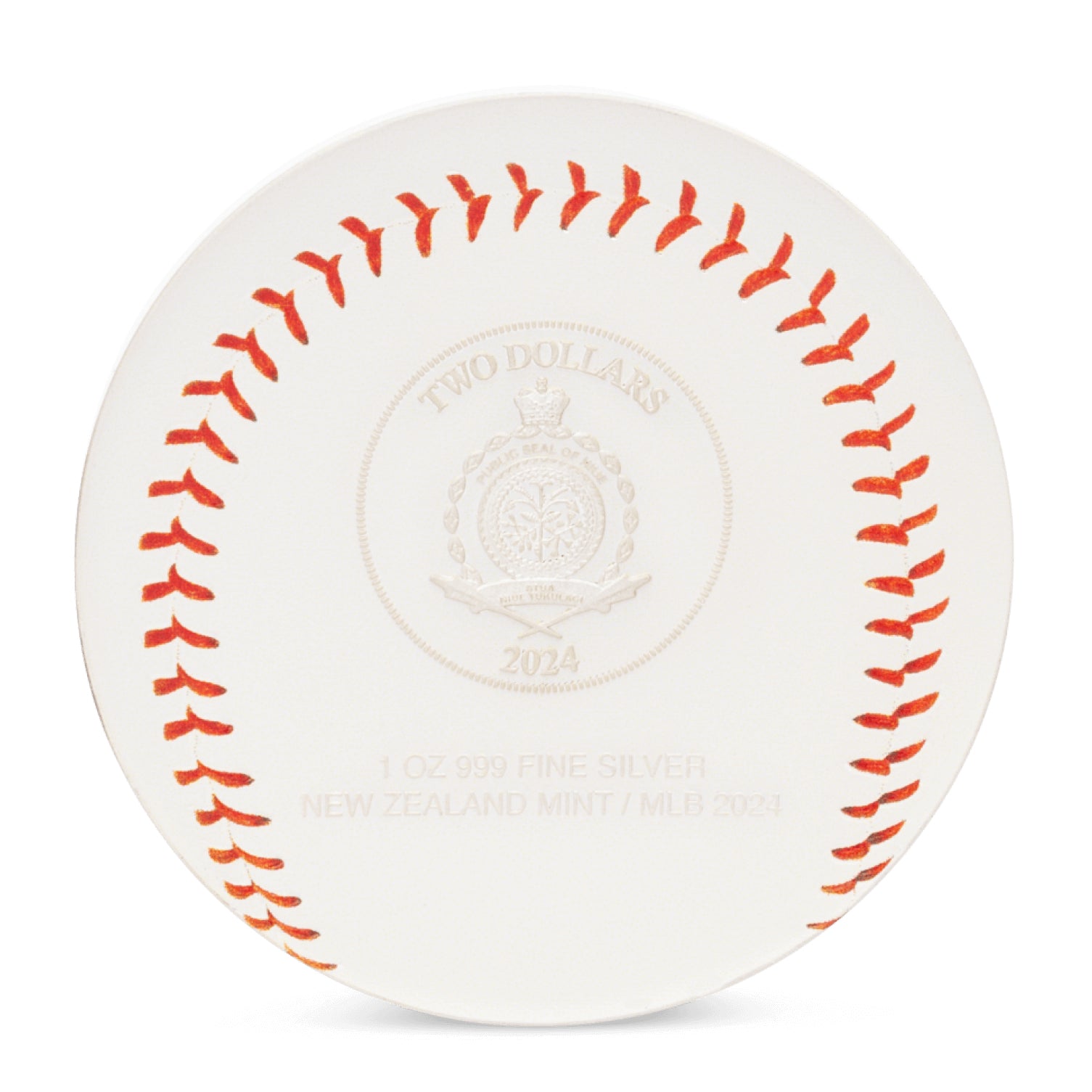 2024 $2 MLB Logo - Pure Silver Coin