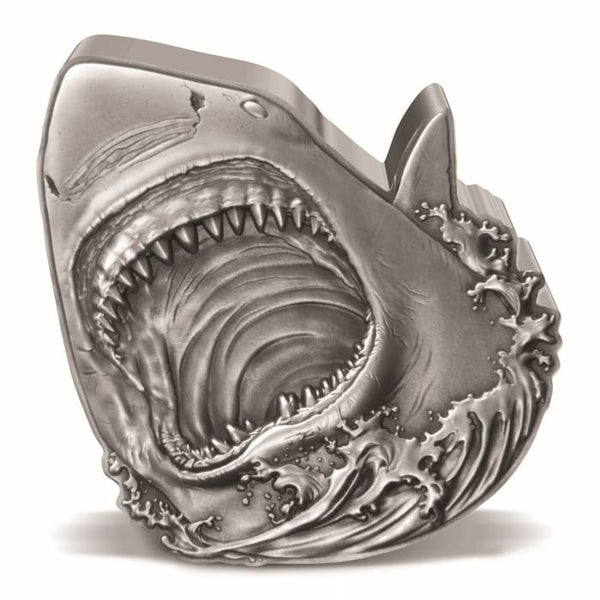 2024 $5 Discovery™ Shark Week™: Great White Shark - Pure Silver Coin