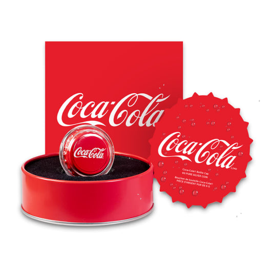 2025 $1 Coca-Cola Bottle Cap - Pure Silver Coin