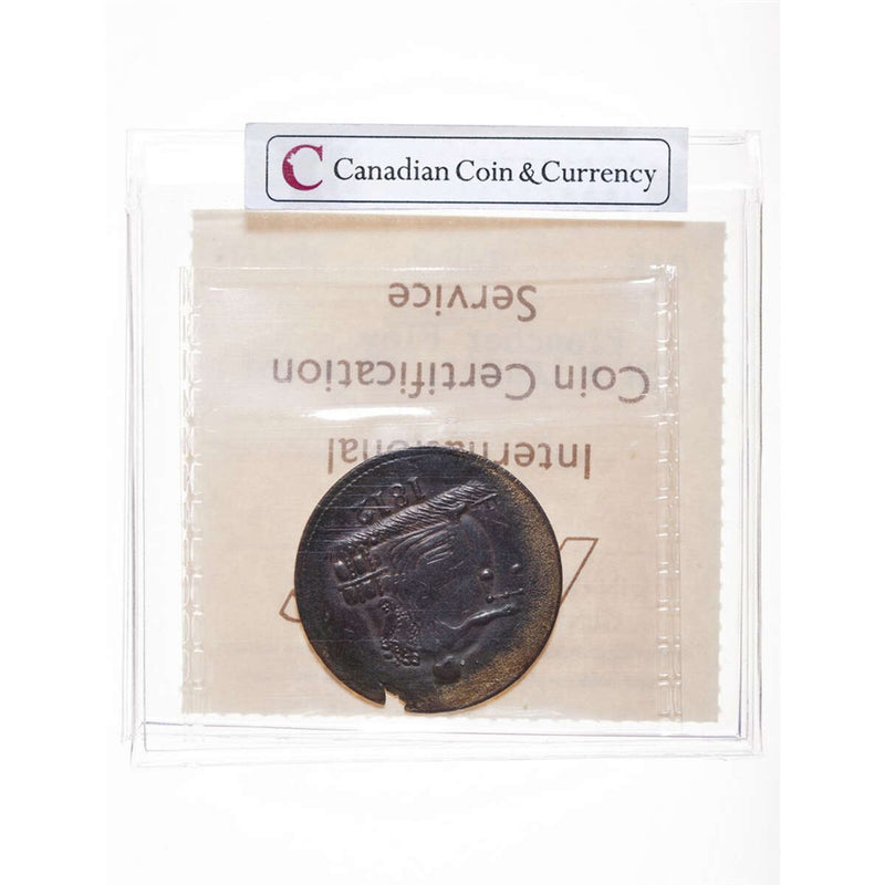 Lower Canada 1 Penny Token 1812 Planchet Flaw Acorns MS-60 ICCS