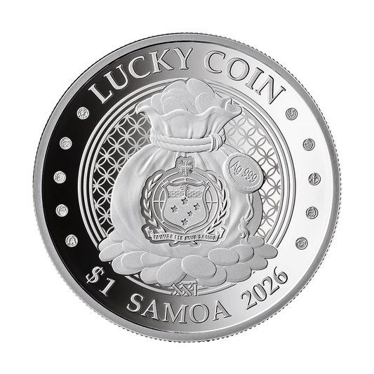 2026 $1 Maneki Neko Lucky - Pure Silver Coin