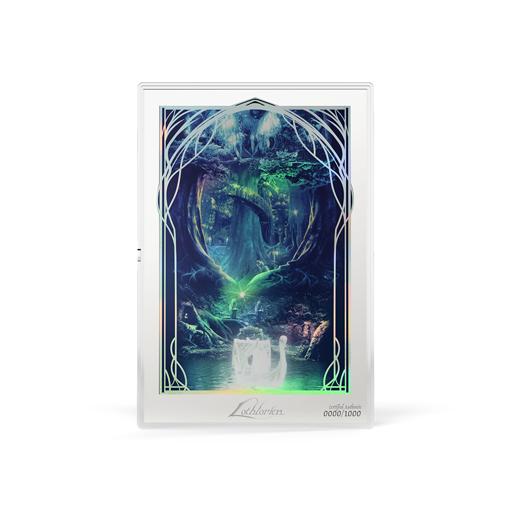 2026 $2 The Lord of the Rings: Lothlorien - Pure Silver Coin and Foil Set