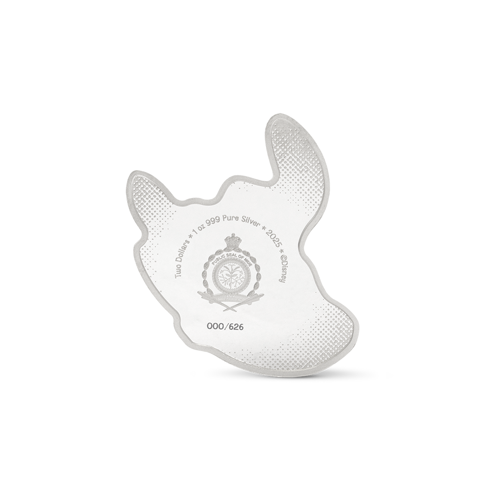 Lilo Coin 2025 $2 Disney Lilo & Stitch: Surf's Up - Pure Silver Coin
