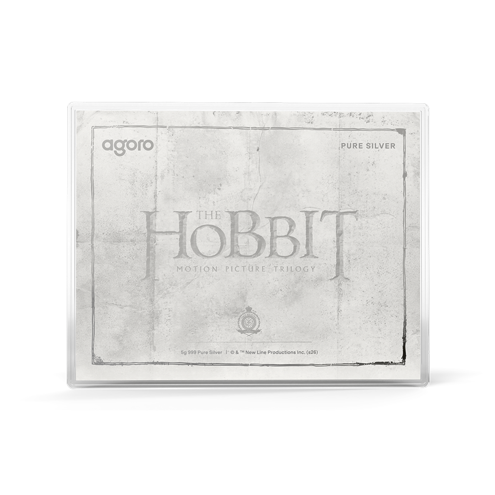 2026 $2 The Hobbit: Thorin's Map and Key - Pure Silver Coin and Foil Set