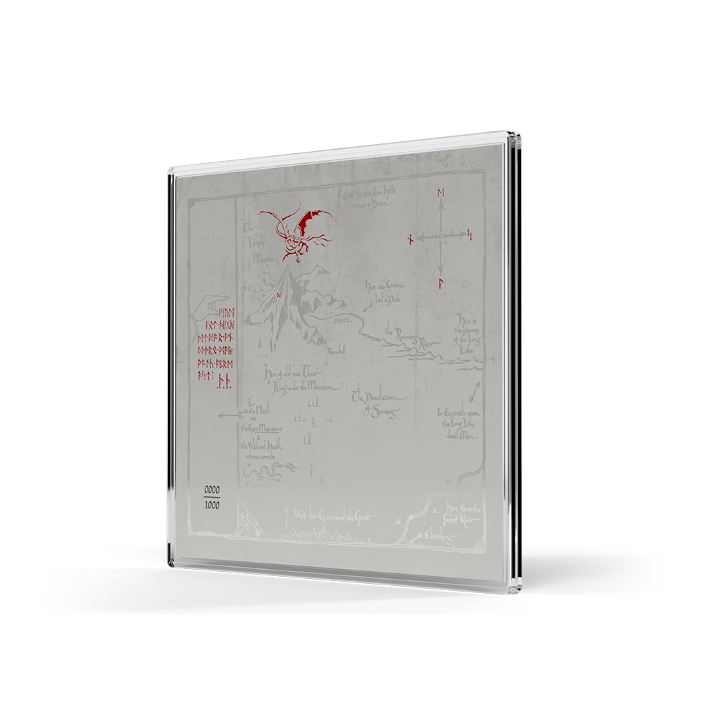 2026 $2 The Hobbit: Thorin's Map and Key - Pure Silver Coin and Foil Set