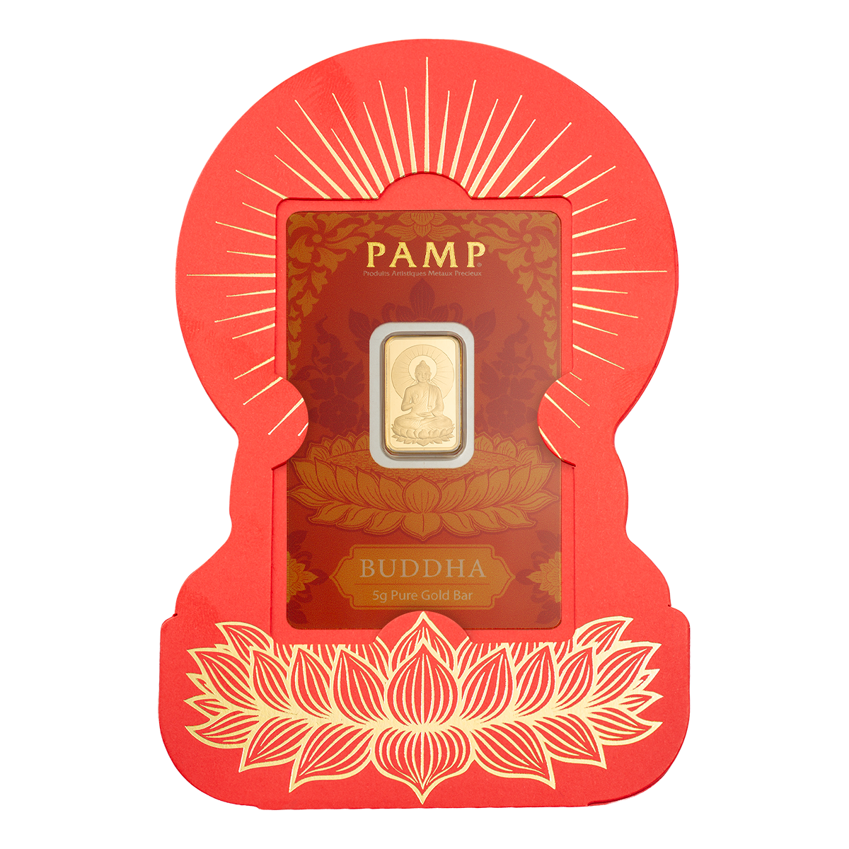 Buddha - 5g Pure Gold Bar