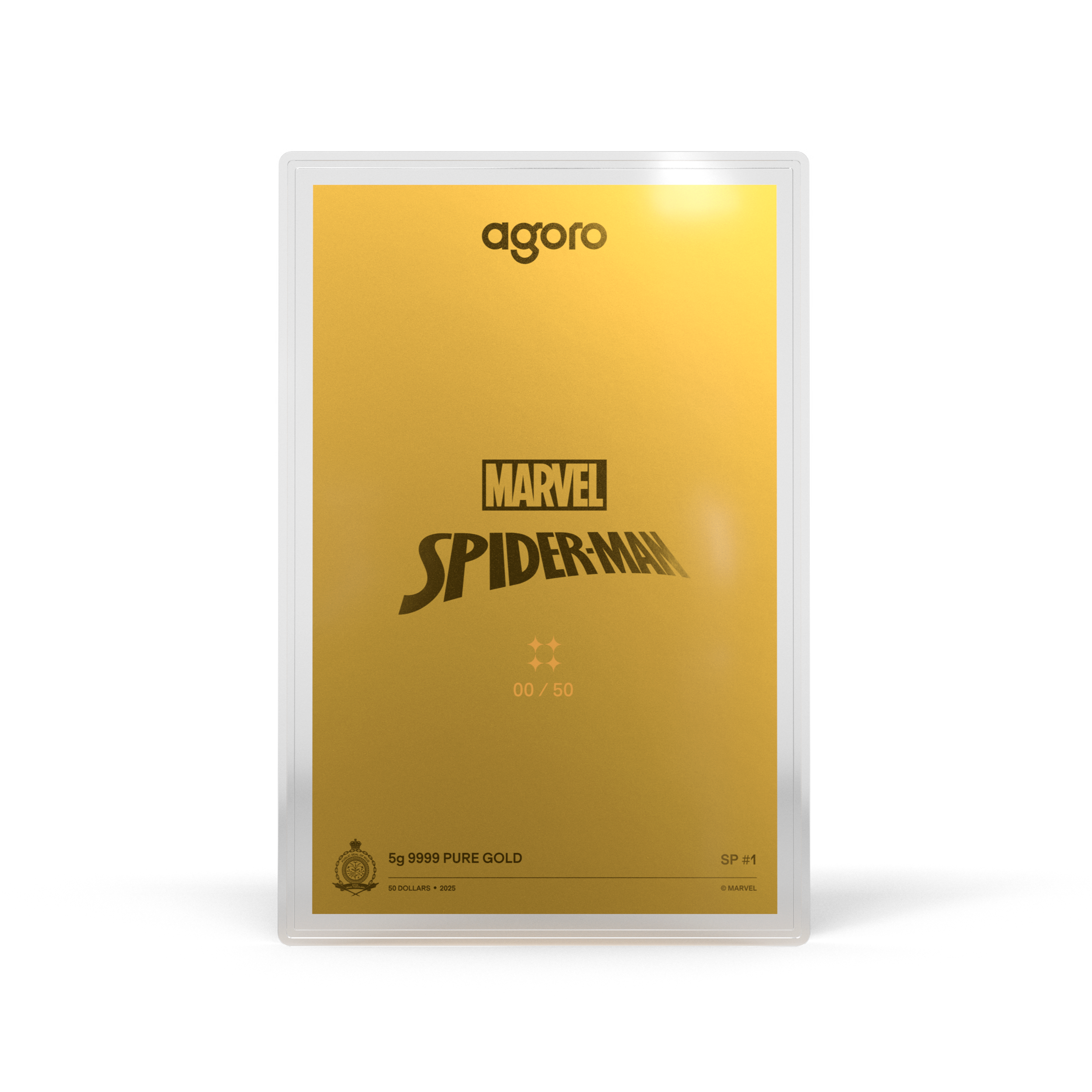 2025 $1 Marvel Spiderman - Pure Silver Foil Blind Box