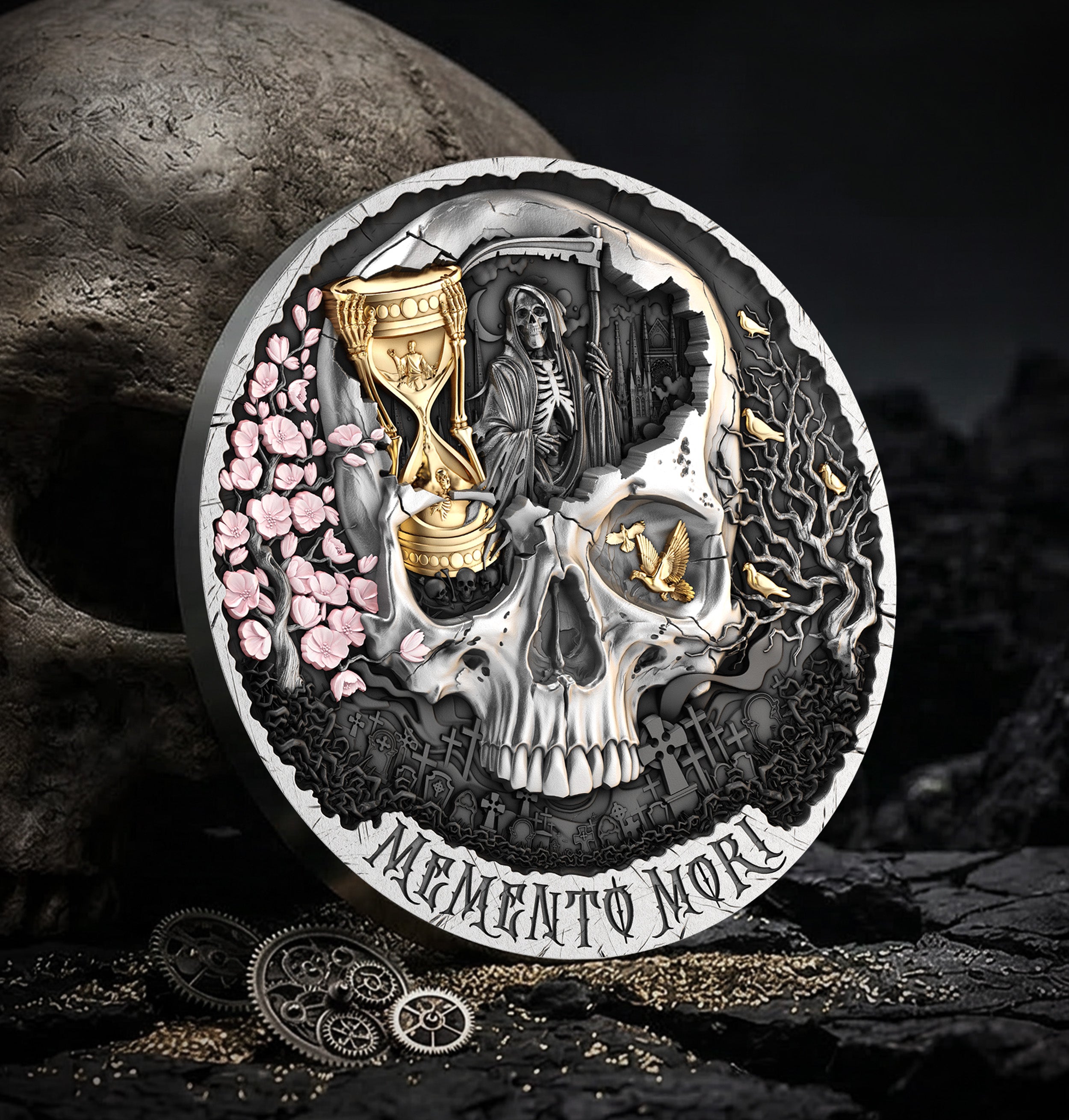 2026 2000 Francs CSF Memento Mori - Pure Silver Coin