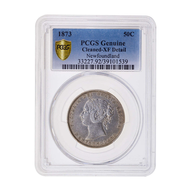 NFLD  50 cent 1873  PCGS EF-40