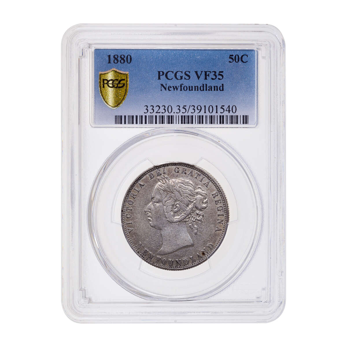 NFLD  50 cent 1880  PCGS VF-35