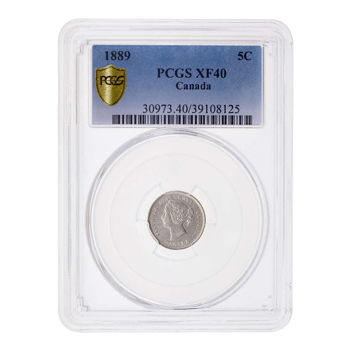 5 cent 1889  PCGS EF-40