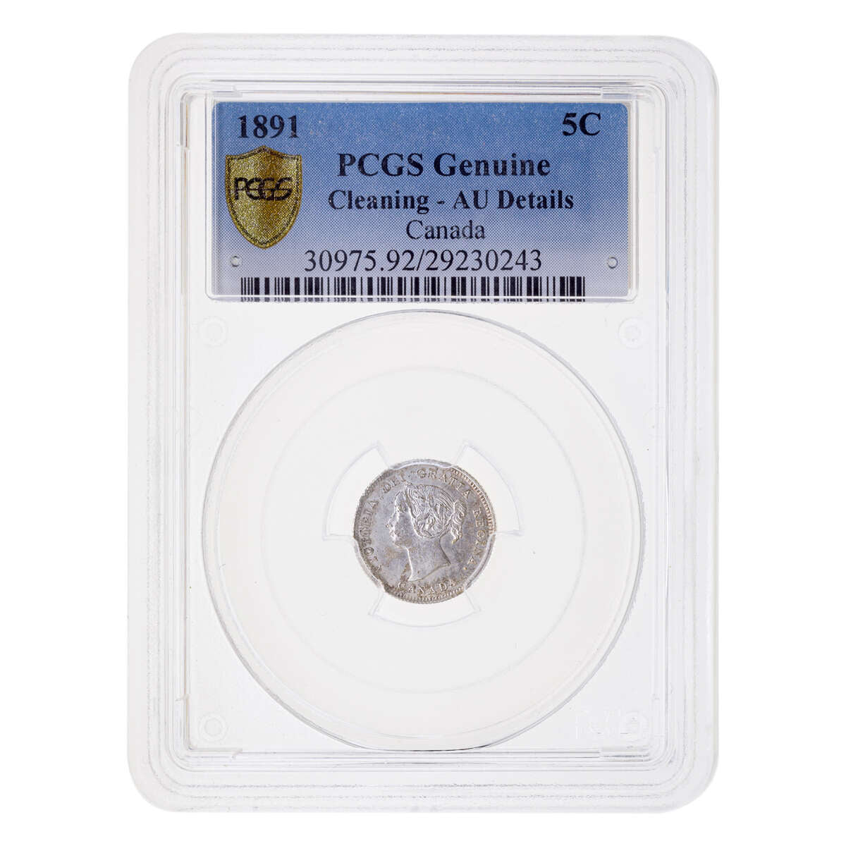 5 cent 1891  PCGS AU-50